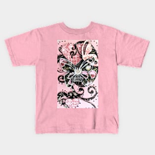 Romance and Butterflies Kids T-Shirt